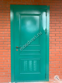 Элитная входная дверь зеленого цвета - купить от производителя Мосдвери Элитная входная дверь зеленого цвета