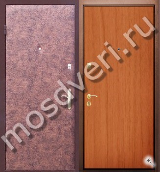 Дверь эконом класса, отделка гладкая винилискожа + ламинат - купить от производителя Мосдвери Дверь эконом класса, отделка гладкая винилискожа + ламинат